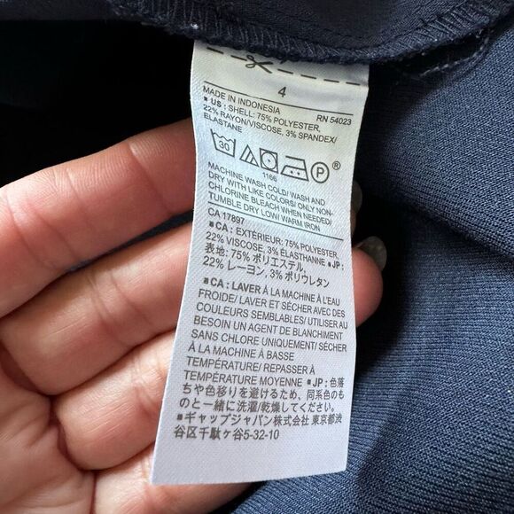 Banana Republic Navy Utility Tie-Waist Pencil Skirt - Picture 7 of 7